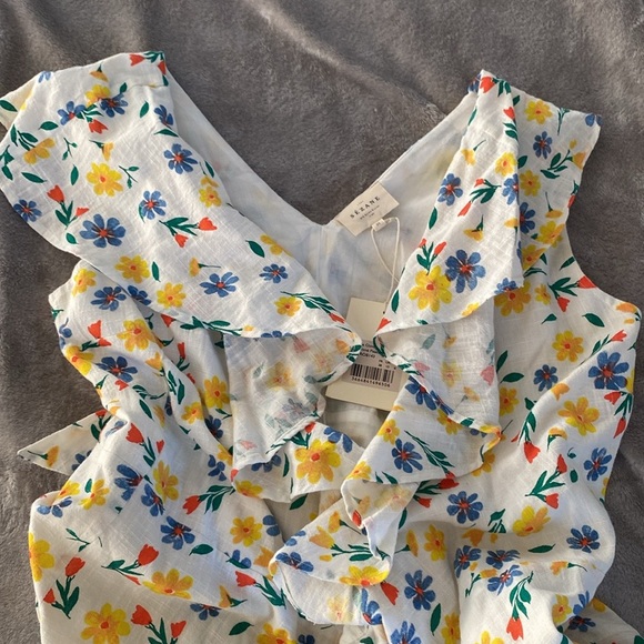 Sezane Giovanna Dress Size 38 FR 6 US Wrap NWT - Picture 4 of 6